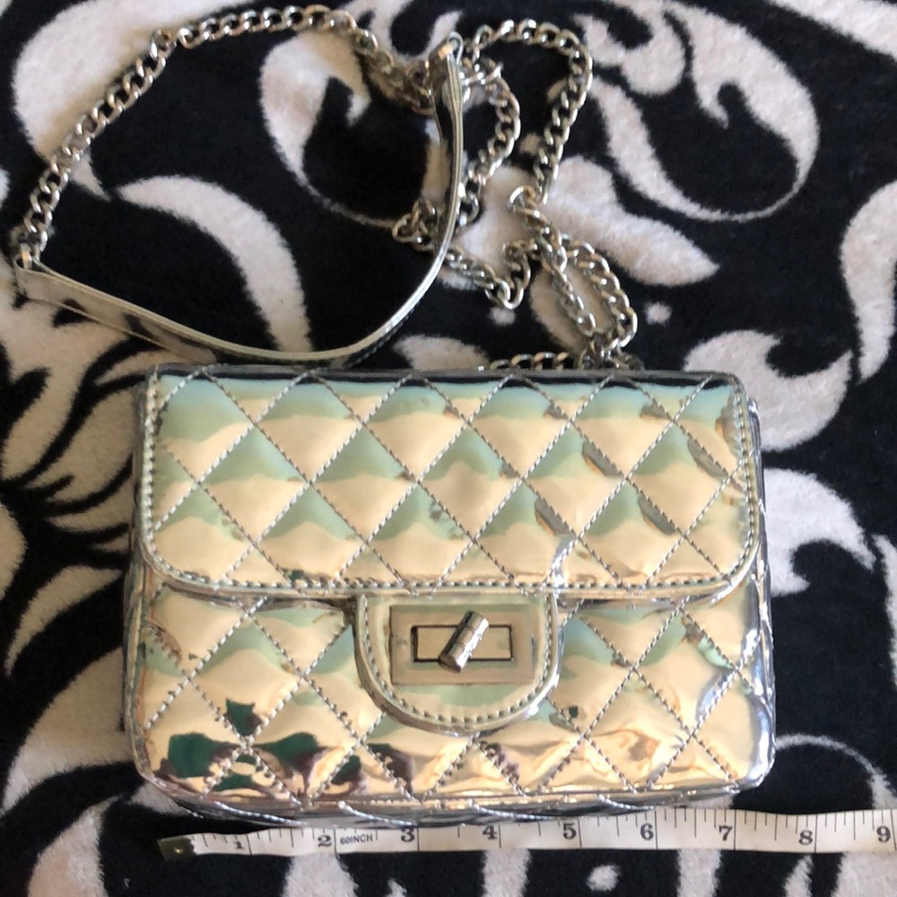 Silver Crossbody Bag New